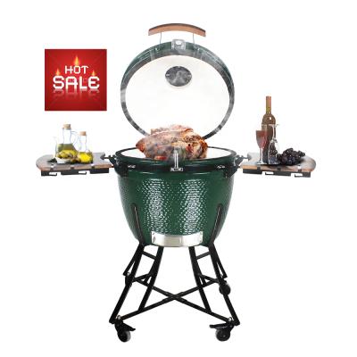 China Adjustable Size 2020 SEB KAMADO 24 Inch Large Outdoor Cart Charcoal BBQ Smoker Grills for sale