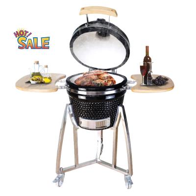 China Adjustable Size SEB KAMADO /STEEL EGG BARBECUE 16 Inch Multipurpose Charcoal Ceramic Grill for sale