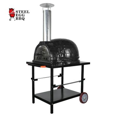 China SEB Classic Woodfire Pizza Oven Brick Stone Commercial Wood Burning Portable Ceramic Oven for sale