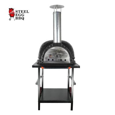 China SEB Classic 26 Inch Outdoor Wood Fired Commercial Mobile Pizza Oven Machine for sale