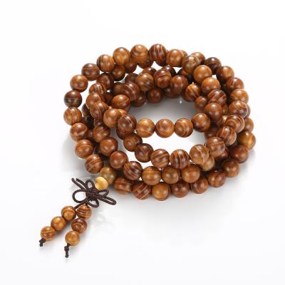 China Eco-friendly Wholesale Hot Sale Natural Ebony Wood Beads Heart Buddha Wooden Beads Gold for sale