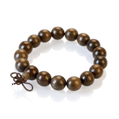 China Wooden Wrist Mala Stretch Yoga Wooden Meditation Prayer Beads Bracelet for sale