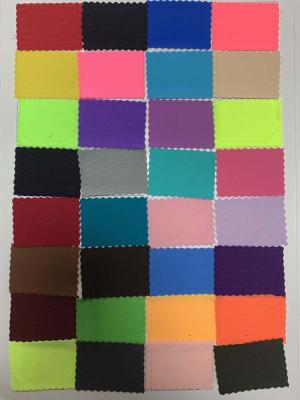 China Double Knitted Twill Cotton Polyester Spandex Fabric Wide 185cm 260gsm for sale