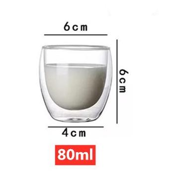 China Viable Coffee Mugs Wholesale Drinkeare Glassware Double Wall Glass Tea Mugs Coffee Mugs for sale