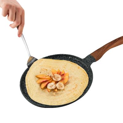 China Modern Kitchen Cooking High Temperature Pot Maifan Non-Stick Stone Frying Pan for sale