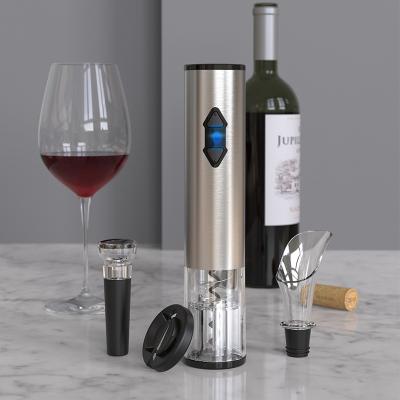 China Sustainable Luxury Business Electric Wine Opener Gifts Set With Logo for sale