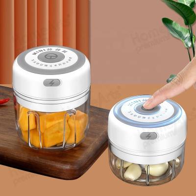 China Viable Waterproof Fruit and Vegetable Tools 12 in 1 Usb Cordless Mini Electric Garlic Chopper for sale