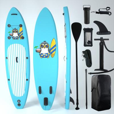 China YOJA/OEM Unisex Newly Designed Penguin Theme SUP Props Inflatable Stand Up SUP Board Paddle for sale