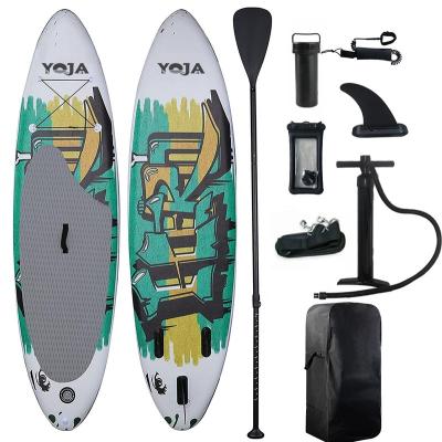 China New Design 10.6Ft YOJA Stand Up Paddle Board Unisex Inflatable SUP Paddle Board Surfing With All Accessories for sale