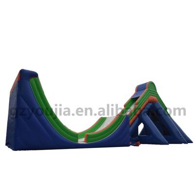 China 0.55mm pvc tarpaulin inflatable water slides good price for sale custom logo/size/color for sale