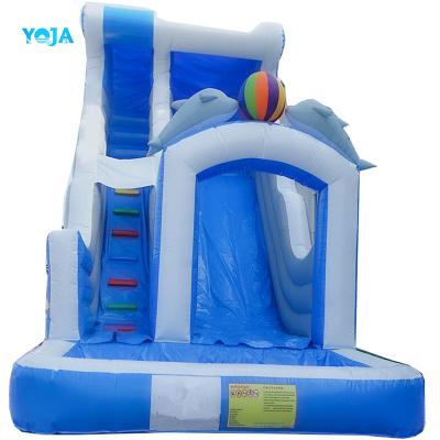 China 2022 YOJA/OEM Wholesale Commercial PVC Inflatable Water Slide Professional Inflatable Pool for sale