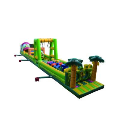 China 2021 New Indoor/Outdoor Games For Kids Cheap Inflatable Bouncer Obstacle Course for sale