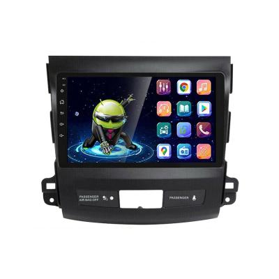 China Car GPS Factory 9Inch BT Wifi Gps Usb Navigation Frame Car Music Player For Mitsubishi Outlander 2006 2007 2008 2009 2010 2011 2012 for sale