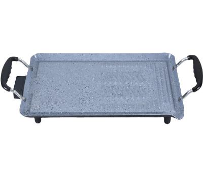 China Multi Functional Electric Qualified Indoor Table BBQ Non-stikc Grills Easily Cleaned Hot Selling Outdoor Electric Pan for sale