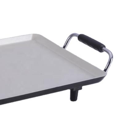 China Lightweight Luxury Easily Cleaned Utility Style Size And Color Heat Resistant Handle Customizable High End Nonstick Grill Pan for sale