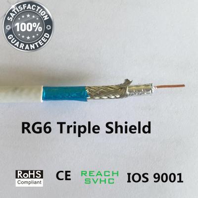 China For CATV 5C-HFBT Coaxial Cable (RG-6) 1000FT 75 Ohm Factory Price for sale