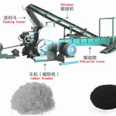 China Rubber Processing Machinery Crusher Cardboard Box Tire Shredder Machine Truck Waste Rubber Tire Recycling Shredder for sale