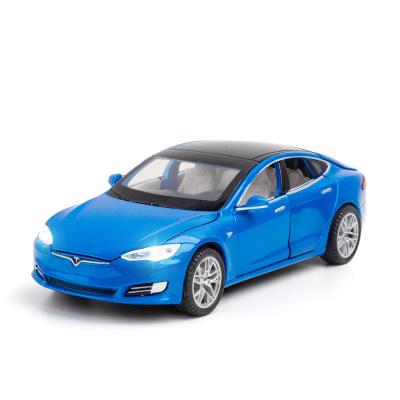 China The pure diecast 1:32 Tesla Model s alloy electric car model toy simulation (boxed) die casting toy gift ornament collection for sale