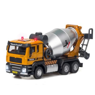 China Diecast Toy Simulation 1:50 Mixer Excavator Alloy Toy Engineering Vehicle Model (Boxed) Diecasting Toy With Acousto-Optic Feedback Force for sale