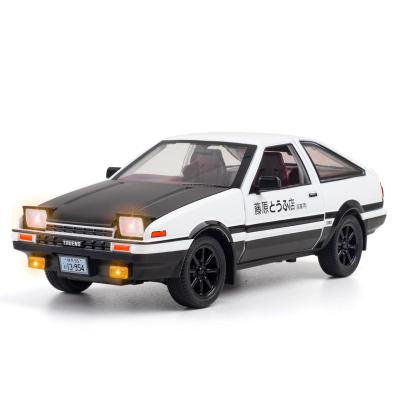 China The diecast model toy simulation 1:20 ae86 alloy sports car (boxed) die casting toy collection ornaments children's toy gifts for sale