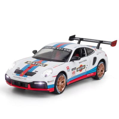 China Diecast Model Toy 1:24 Sports Car Race Car (Boxed) 911 GT3 RSR Diecasting Toy Children's Gift Collection for sale