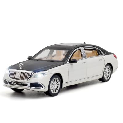 China CheZhi Simulation 1:24 Maybach S600 Metal Car Diecast Acousto-optic Model Toy (Boxed) Diecasting Toy Gift Collection for sale