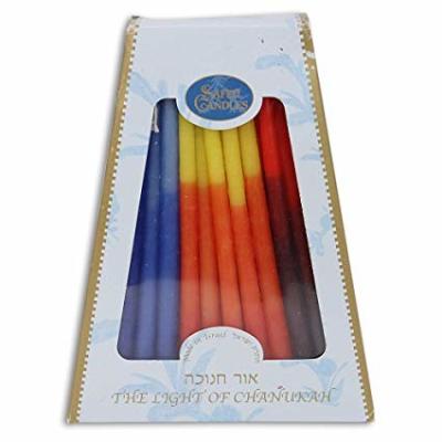 China 15pk paraffin wax unscented Chanukah  candle packed into printing box for sale