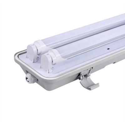 China T84FT warehouse meter double-tube tri-proof waterproof LED garage lighting linear lamp for sale