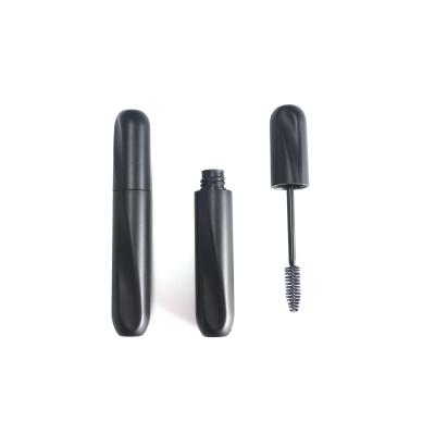 China Personal Care OEM Twisted Shape Matte Black Empty Mascara Tube Mascara Tube With Brush 12ml for sale