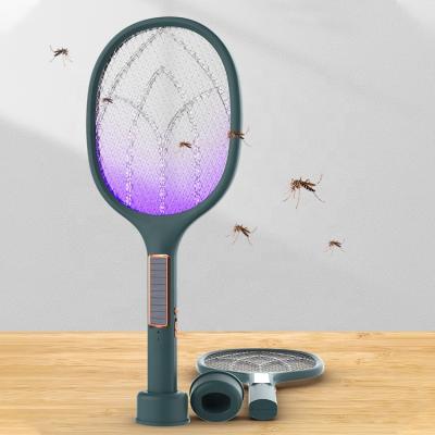 China OEM viable home usb rechargeable battery trapping light insect pest pilots moskito killing bat swatter racket mosquito killer for sale