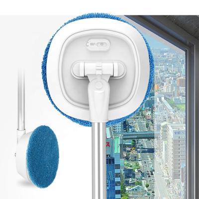 China China Manufacturer Automatic Cleaning Rechargeable Cordless Glass Ceiling Wiping Automated Telescopic Window Washer for sale