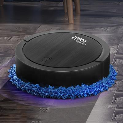 China Hotel Logo Customized UV Led Smart Auto Floor Mopping Machine Microfiber Mop Robot Floor for sale