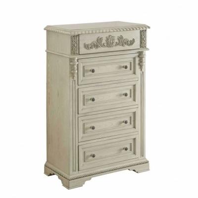 China Living Room Cabinets Arch Style French American Furniture Solid Wood Chest Of Drawers for sale