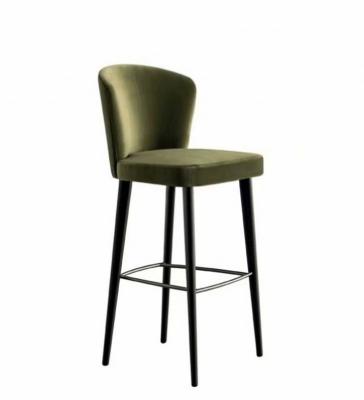 China French Custom Modern Simple High End Fashion Hotel Furniture Stainless Steel Bar Clubhouse Chair for sale