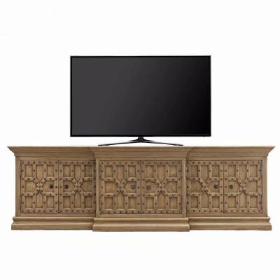 China Adjustable American Fashionable High-End Living Room Restorations Antique (Size) Ways To Do Old Solid Wood TV Stand for sale