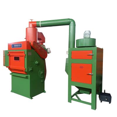 China Building Material Shops Automatic Type Sandblasting Track /Tumble Machine for sale