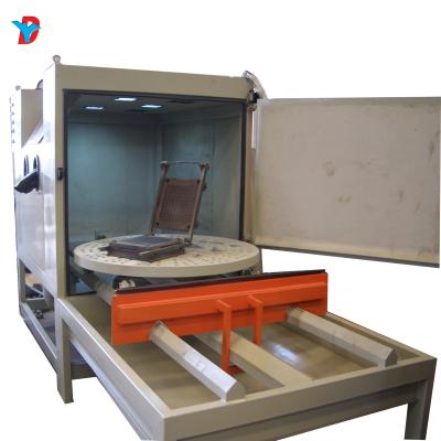 China Sand Blasting Process For Small Metal Parts Roll Sand Blaste Blasting Machine Turntable Sand Blasting Machine for sale