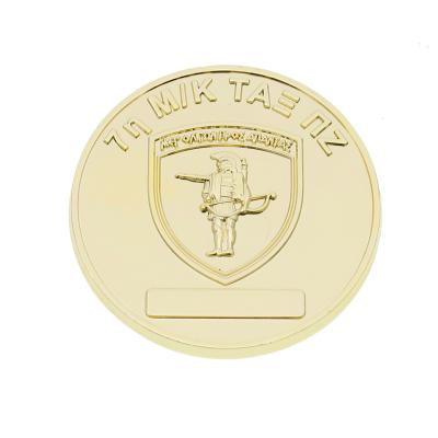 China Custom high quality Europe metal 3d gold firefighter challenge silver bronze copper plated coins for sale