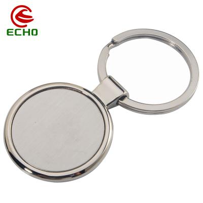 China High Quality Metal Die Cast Logo Keychain Blank Metal Rectangular Custom Sublimation Key Chain for sale