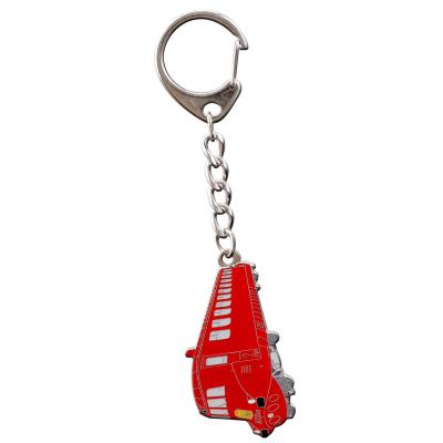 China Hot Sale Metal Mute Key Manufacturer Butterfly Stainless Steel Custom Chain Key Chain for sale