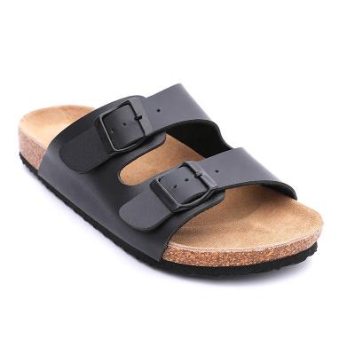 China Slip-On Foot Bed ARCH SUPPORT Classic Cork Casual Sandals For Men With Adjustable Buckles for sale