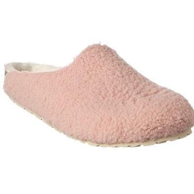 China Wholesale Warm Cloth Clogs Thermal Women's Sherpa Mules Indoor Outdoor Slippers With Warm Furry Lining for sale