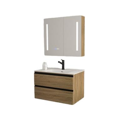 China Light Water Resistant Luxury Custom Vanity Modern Hot Selling Combo Bathroom Cabinet for sale