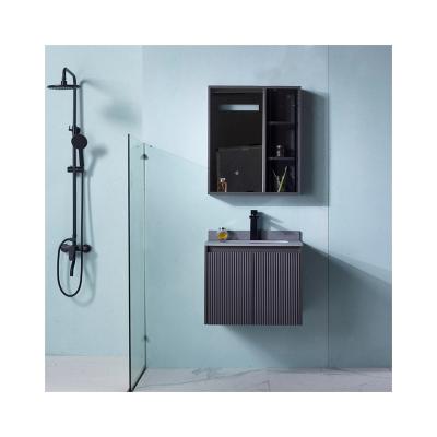 China Quality Fashion Bathroom Sink Modern Vanity Cabinet Modern Guaranteed Combo Cabinet for sale