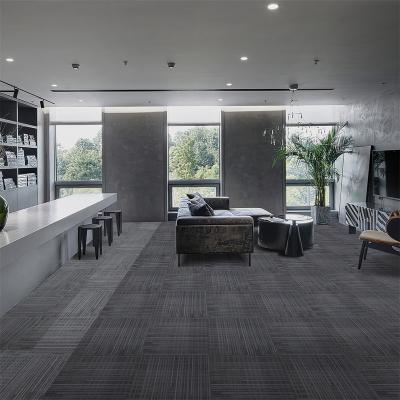 China Self Adhesive Washable Peel and Stick Carpet Tiles 50x50 Do It Yourself (DIY) Carpet Tiles For Residential Commercial Carpet Place for sale