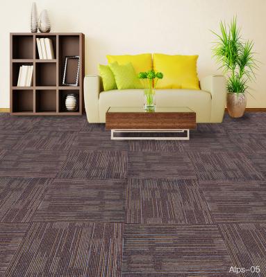 China Factory Sale 50x50 Heavy Duty High Traffic Spot 100% Polypropylene Square Carpet Tile For Floor Decoration Construction Carpet for sale