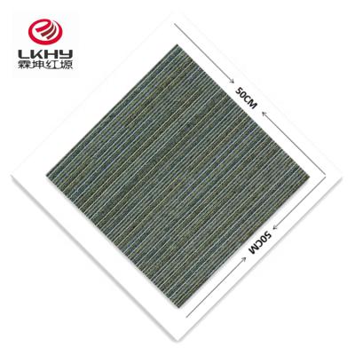 China High Quality Non Slip Floor Square Carpet Tiles 50x50 for sale