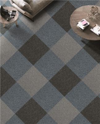 China PVC Material Washable Square Office Carpet Commercial Square Carpet Tiles for sale