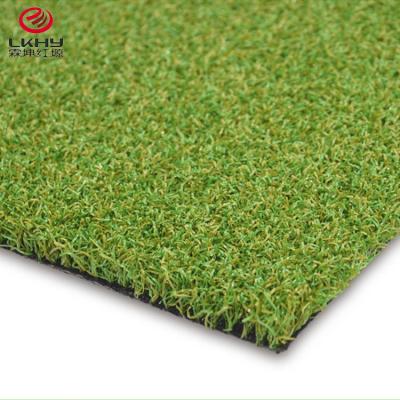 China Green Eco Friendly Three Color Fence Fake Artificial Grass Cover For Soccer Playground Lkhy05 for sale