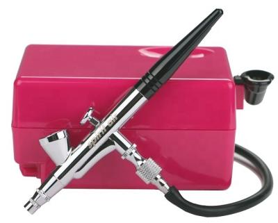 China Airbrush Kit Portable Set Workstation Concentration Max Machine Spray Gun- Mini Airbrush Compressors Paint for Cakes Food Decorating for sale